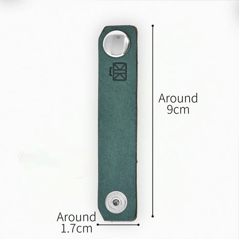 Leather Cord Clips, Set of 3 Genuine Leather Cord Clips for Organizing Cords | Random Colors | Set of 3