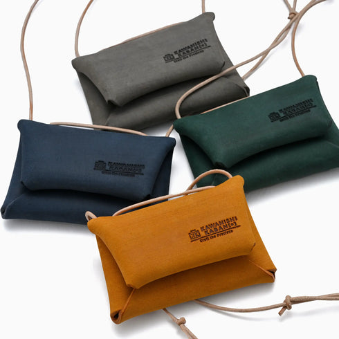 レザーコインネック|サンドレザー